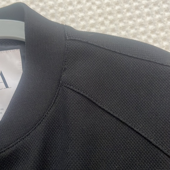 Zara Mens Pique Bomber Jacket like New! - Picture 3 of 3